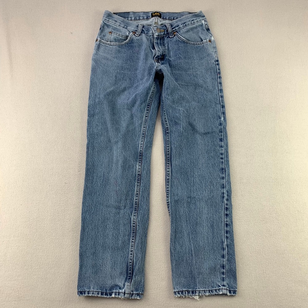 Lee Regular Fit Jeans Men's 30x29 Blue Straight Leg 100% Cotton Regular Fit